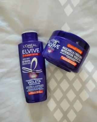 Champú y Mascarilla L'Oréal Elvive Color Vive
