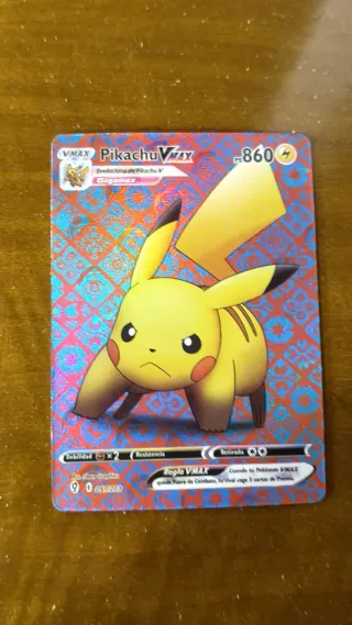 Carta Pokémon Pikachu VMAX 860