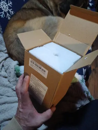 Jarrón de cristal verde