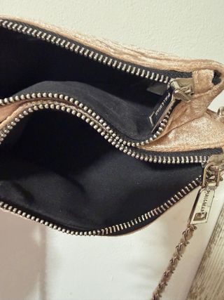 Bolso terciopelo rosa Girl Power