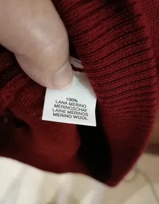 Maglione in pura  lana Borboni stemma