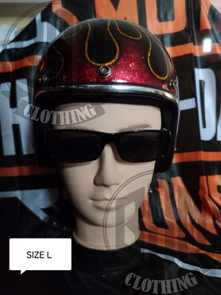 Casco custom teschio e carte da gioco