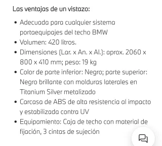 Cofre Techo BMW con Baca