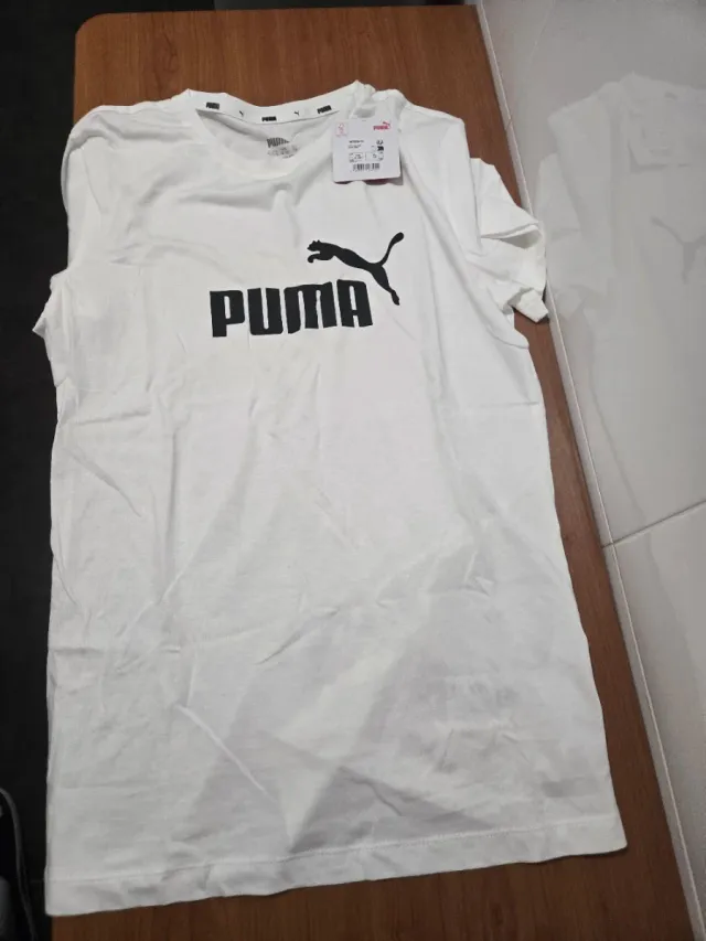 Camiseta Puma Niños Blanca