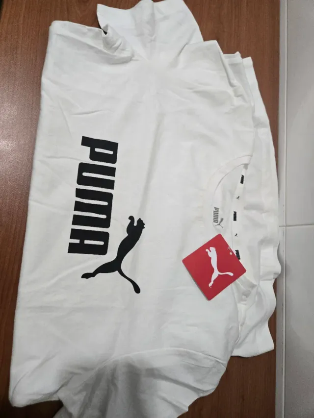 Camiseta Puma Niños Blanca