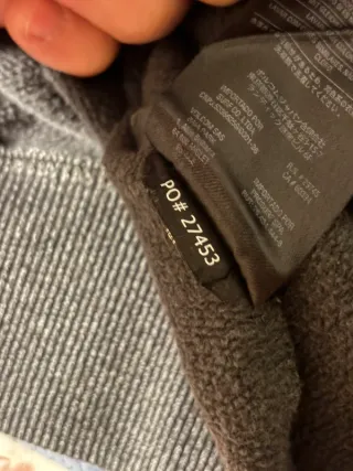 Felpa girocollo Volcom Grigia Taglia S