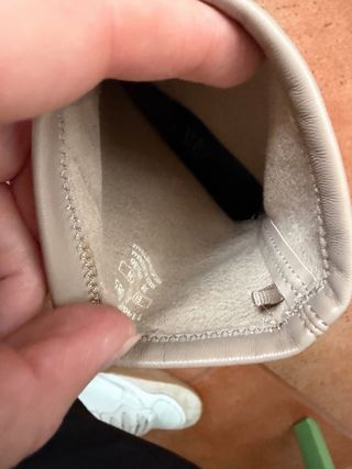 Botín calcetín tacón rosa nude