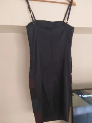 Vestido de fiesta rayas Talla L