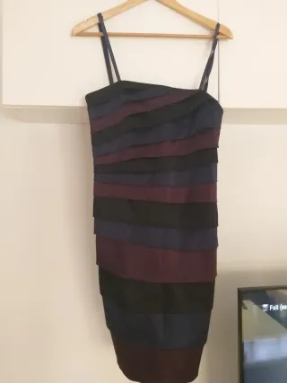 Vestido de fiesta rayas Talla L