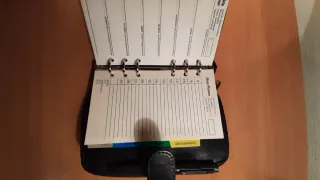 Agenda Organizador Personal Negra