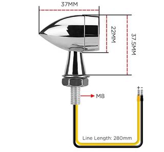 Intermitentes Mini Moto Evermotor 12V (4uds)