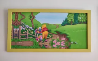 Tres cuadros decorativos Winnie de Pooh