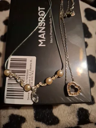 Collane Swarovski con cuore e perle