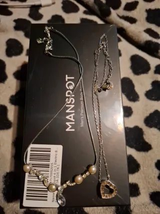 Collane Swarovski con cuore e perle