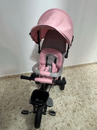 Triciclo Kinderkraft Multiposición Rosa