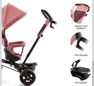 Triciclo Kinderkraft Multiposición Rosa