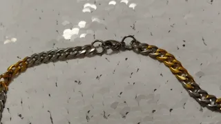 Cadena eslabones con dije Cruz