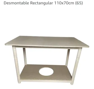 Mesa Camilla Rectangular Beige