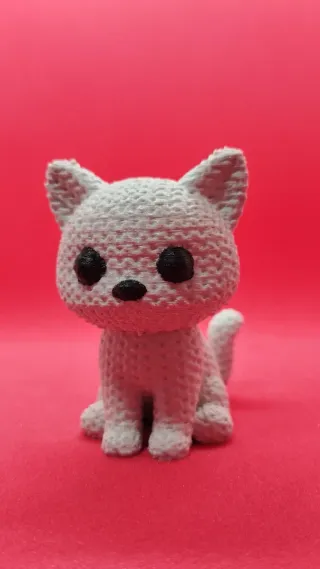 GATITO ESTILO TEJIDO