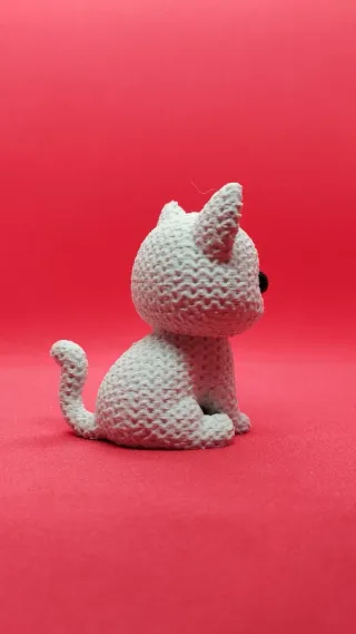 GATITO ESTILO TEJIDO