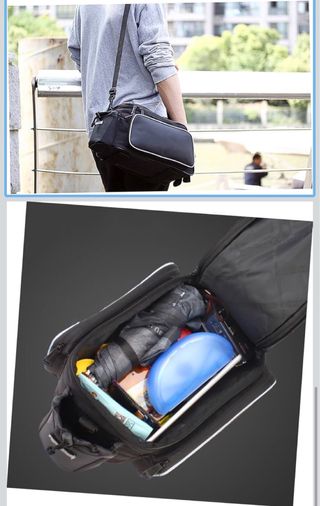 Bolso para Bicicleta para la parrilla Trasera 2en1