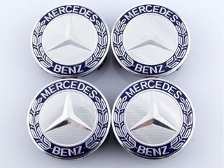 4 Tapacubos Mercedes 75mm Estrella