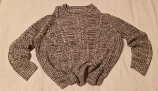 Jersey Pull&Bear gris mujer Talla M