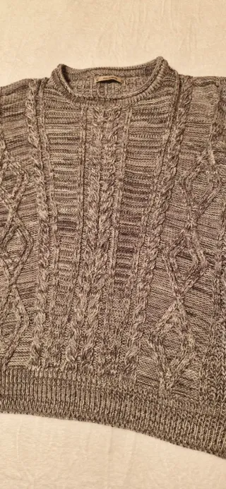 Jersey Pull&Bear gris mujer Talla M