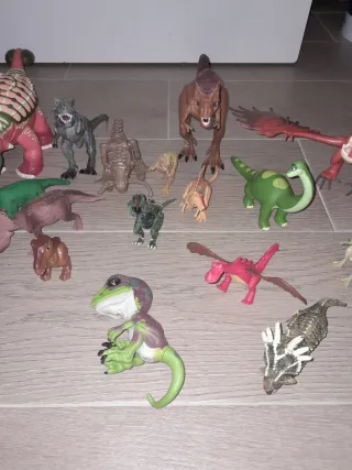 Colección 18 figuras dinosaurios