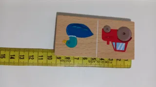 Dominó de madera infantil