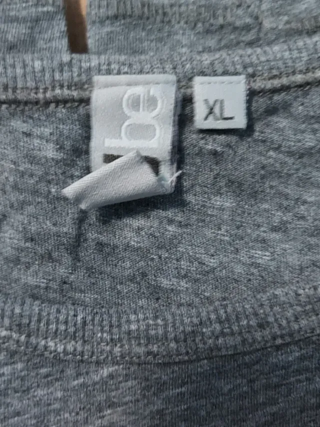 Felpa grigia con stampa Music Gives jbe tg. 13-14a