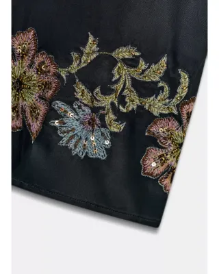 Kimono XS/S bordado floral Zara