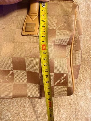 Bolso Pierre Cardin Cuadros Beige/Marrón