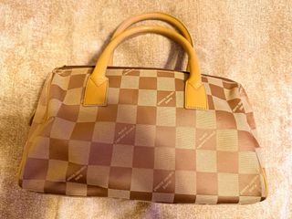 Bolso Pierre Cardin Cuadros Beige/Marrón