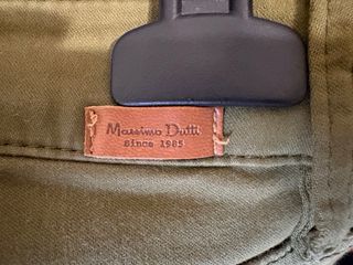 Pantalón pitillo verde Massimo Dutti( skinny fit)