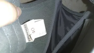 Disfraz naranja lunares volantes