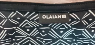 Bikini negro y blanco estampado