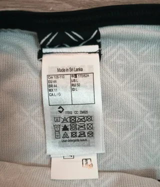 Bikini negro y blanco estampado