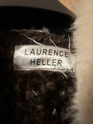 Chaleco Piel Cordero Laurence Heller Marrón