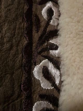 Chaleco Piel Cordero Laurence Heller Marrón