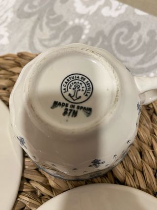 Tazas de café La Cartuja de Sevilla (2 uds)