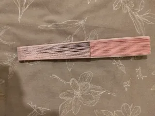 Abanico rosa grande