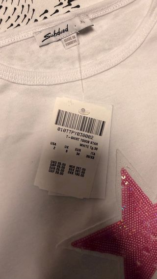 Blusa Subdued XS con estampado floral