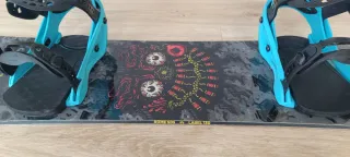 Tabla Snowboard Rome SDS y fijaciones Flux PR.