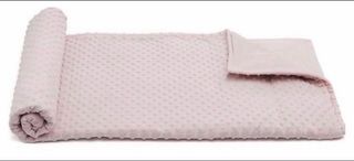 Manta Pesada Infantil Micromink Rosa/Gris
