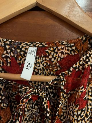 Blusa Mango Estampada