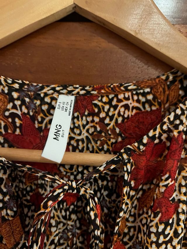 Blusa Mango Estampada