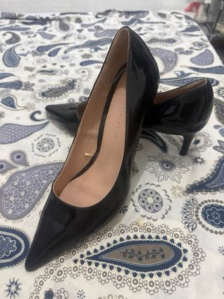 Zapatos de tacón Zara negros talla 41
