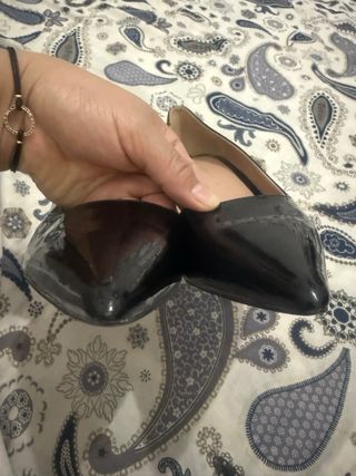 Zapatos de tacón Zara negros talla 41