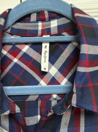 Vestido largo cuadros Pepe Jeans